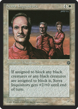 Serra Inquisitors [Homelands] | Cards and Coasters CA