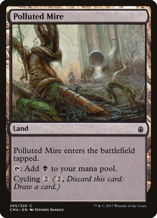 Polluted Mire [Commander Anthology] | Cards and Coasters CA