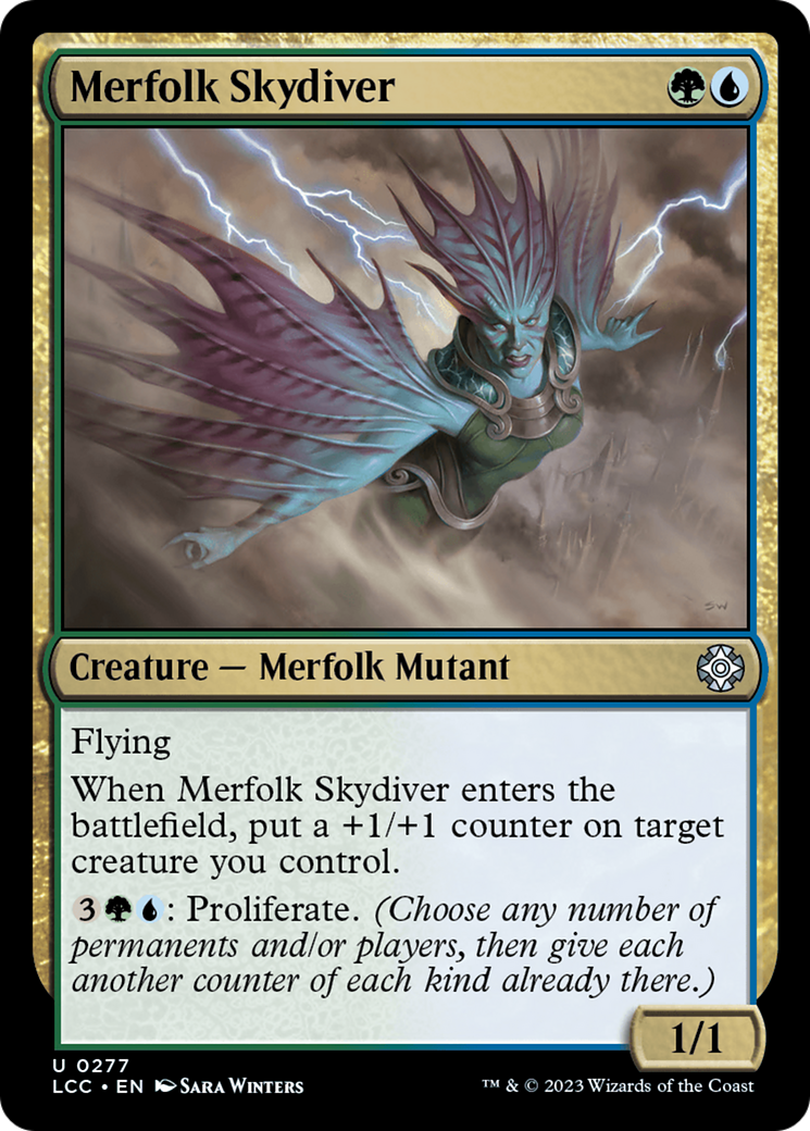 Merfolk Skydiver [The Lost Caverns of Ixalan Commander] | Cards and Coasters CA