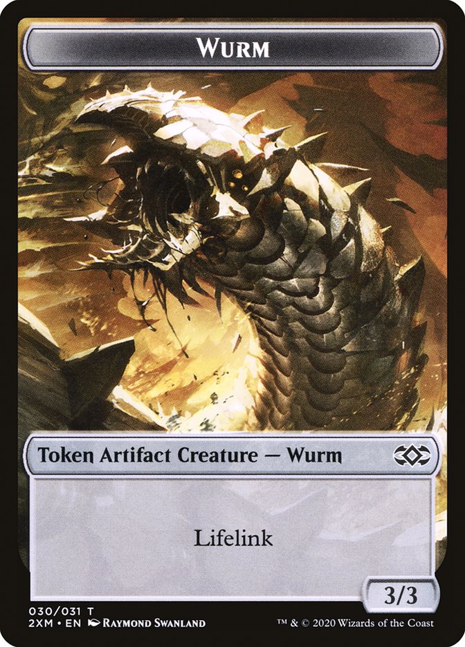 Wurm (030/031) [Double Masters Tokens] | Cards and Coasters CA
