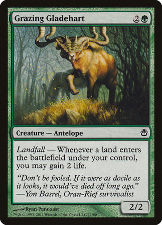 Grazing Gladehart [Duel Decks: Ajani vs. Nicol Bolas] | Cards and Coasters CA