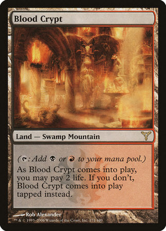 Blood Crypt [Dissension] | Cards and Coasters CA