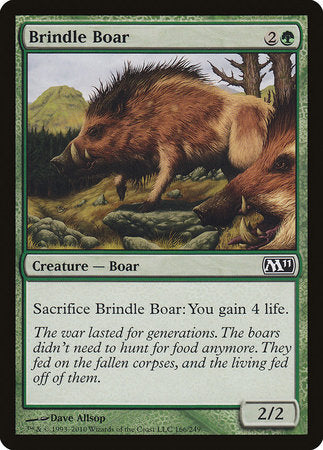 Brindle Boar [Magic 2011] | Cards and Coasters CA