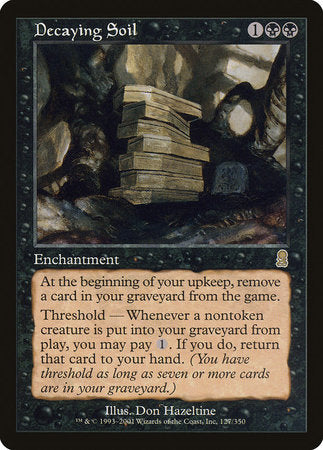 Decaying Soil [Odyssey] | Cards and Coasters CA