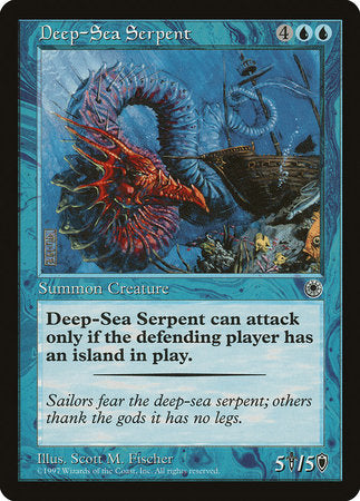 Deep-Sea Serpent [Portal] | Cards and Coasters CA