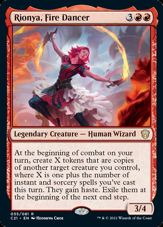 Rionya, Fire Dancer [Commander 2021] | Cards and Coasters CA
