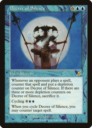 Decree of Silence [Scourge] | Cards and Coasters CA