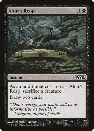 Altar's Reap [Magic 2014] | Cards and Coasters CA
