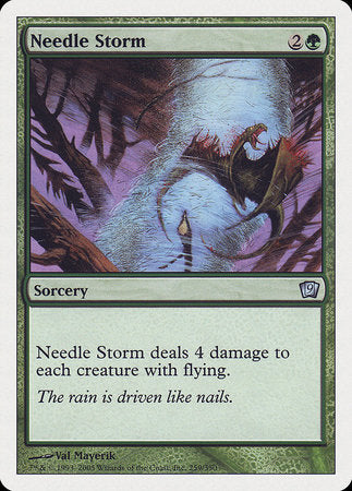 Needle Storm [Ninth Edition] | Cards and Coasters CA
