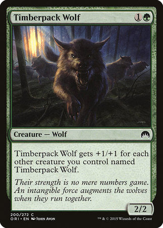 Timberpack Wolf [Magic Origins] | Cards and Coasters CA