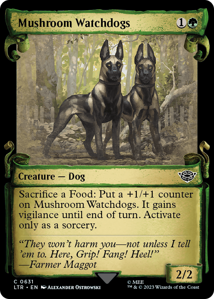 Mushroom Watchdogs [The Lord of the Rings: Tales of Middle-Earth Showcase Scrolls] | Cards and Coasters CA