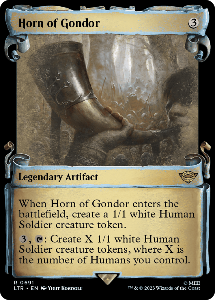 Horn of Gondor [The Lord of the Rings: Tales of Middle-Earth Showcase Scrolls] | Cards and Coasters CA