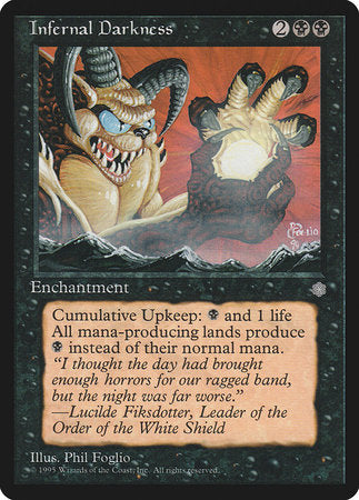 Infernal Darkness [Ice Age] | Cards and Coasters CA