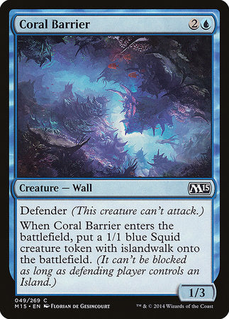Coral Barrier [Magic 2015] | Cards and Coasters CA