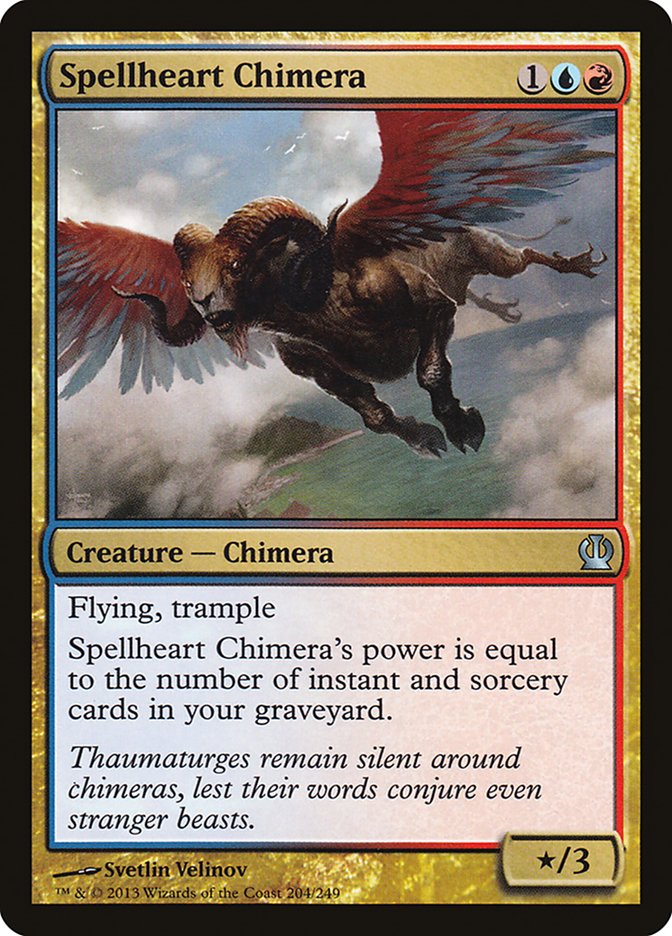 Spellheart Chimera [Theros] | Cards and Coasters CA