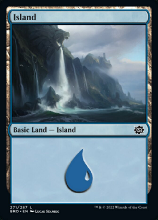Island (271) [The Brothers' War] | Cards and Coasters CA