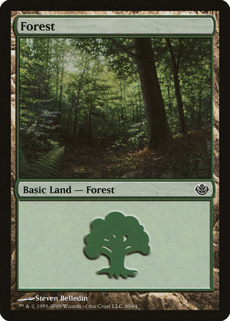 Forest (30) [Duel Decks: Garruk vs. Liliana] | Cards and Coasters CA