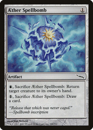 Aether Spellbomb [Mirrodin] | Cards and Coasters CA