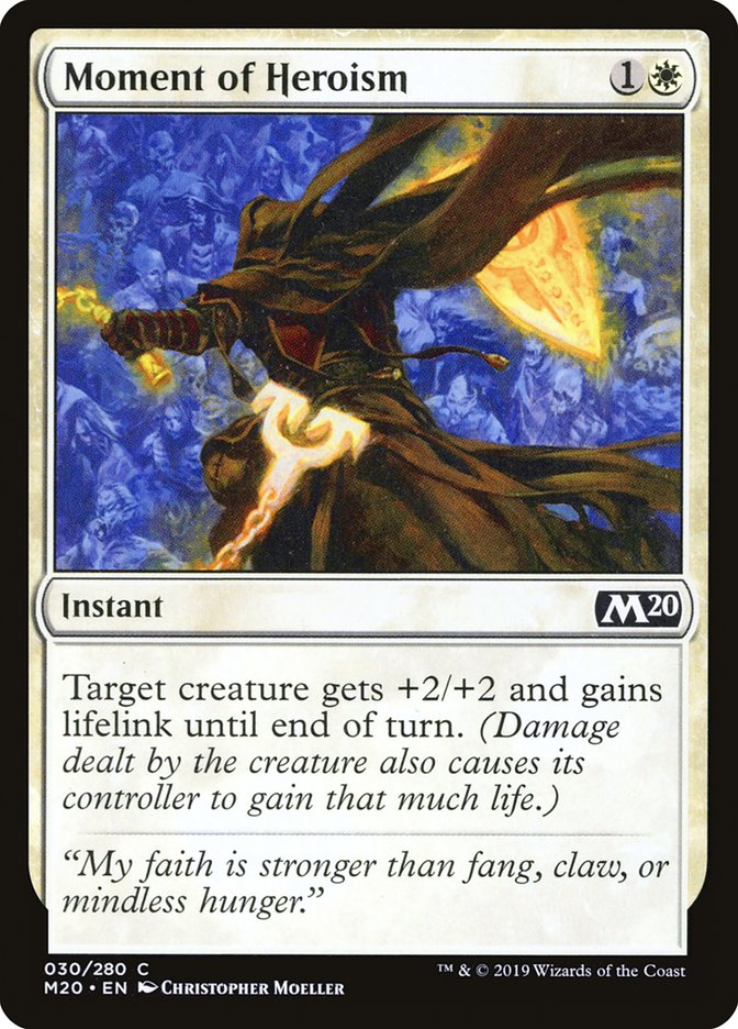 Moment of Heroism [Core Set 2020] | Cards and Coasters CA