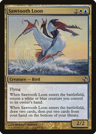 Sawtooth Loon [Duel Decks: Venser vs. Koth] | Cards and Coasters CA