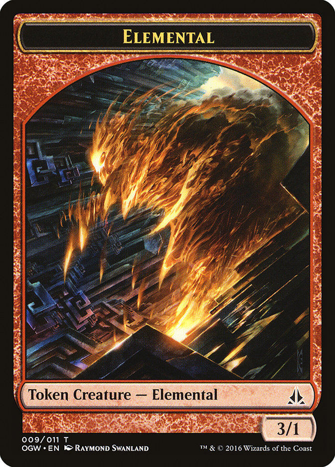 Elemental (009/011) [Oath of the Gatewatch Tokens] | Cards and Coasters CA