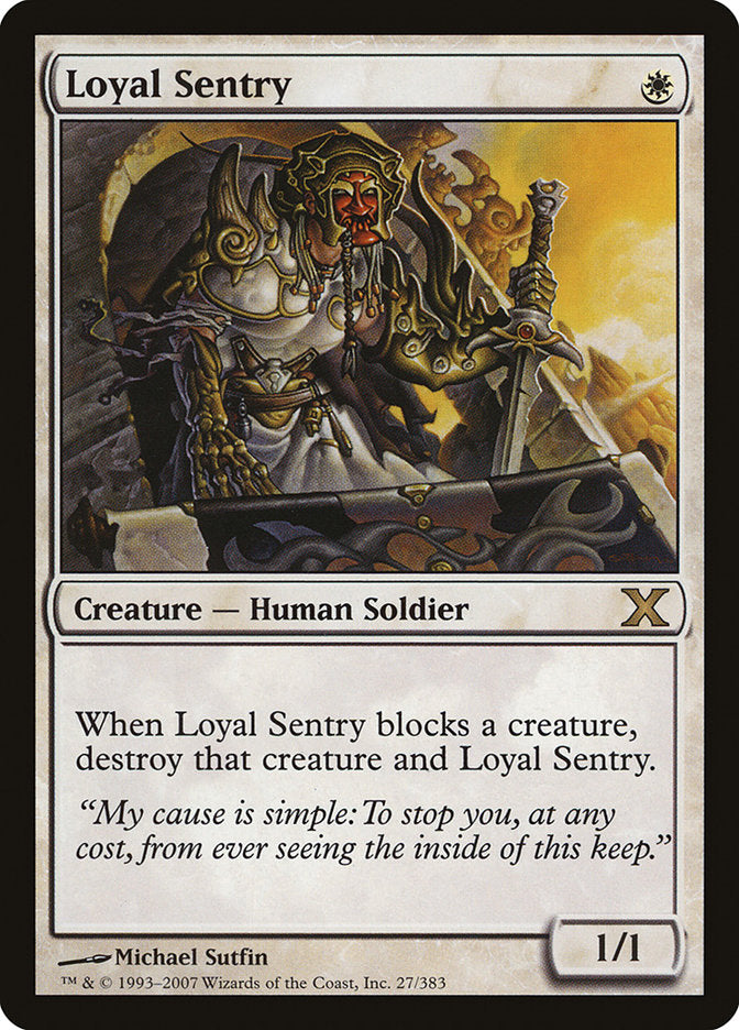 Loyal Sentry [Tenth Edition] | Cards and Coasters CA