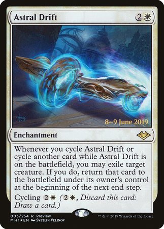 Astral Drift (Alternate Art) [Modern Horizons Promos] | Cards and Coasters CA