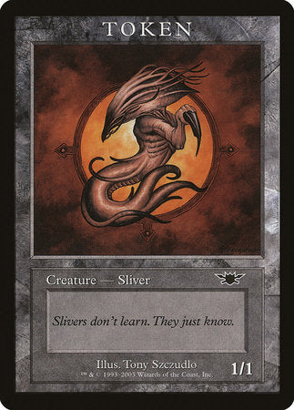 Sliver Token (Legions) [Magic Player Rewards 2003] | Cards and Coasters CA