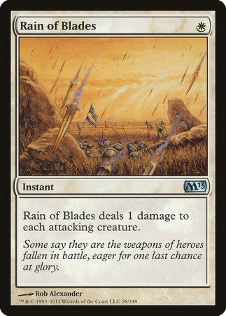 Rain of Blades [Magic 2013] | Cards and Coasters CA