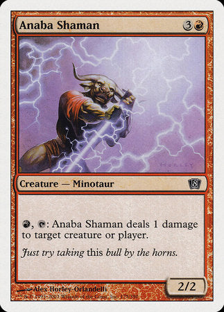 Anaba Shaman [Eighth Edition] | Cards and Coasters CA