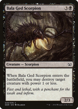 Bala Ged Scorpion [Duel Decks: Nissa vs. Ob Nixilis] | Cards and Coasters CA
