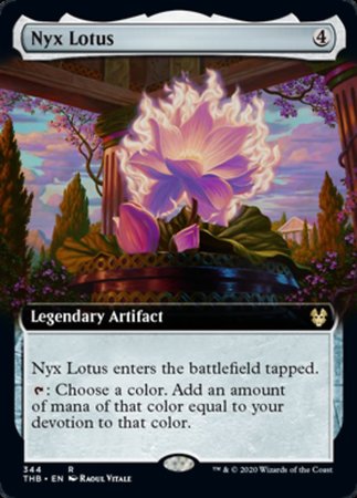 Nyx Lotus (Extended Art) [Theros Beyond Death] | Cards and Coasters CA