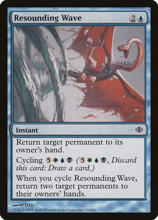 Resounding Wave [Shards of Alara] | Cards and Coasters CA