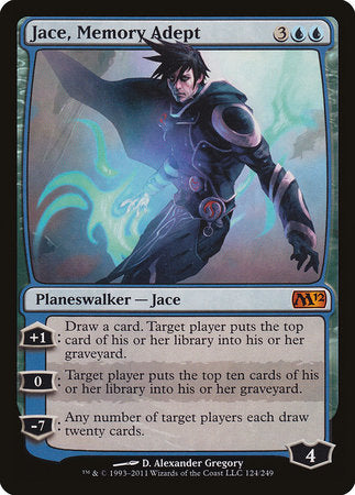 Jace, Memory Adept [Magic 2012] | Cards and Coasters CA