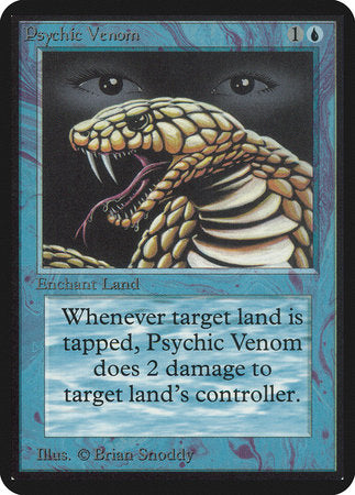 Psychic Venom [Limited Edition Alpha] | Cards and Coasters CA