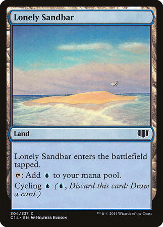 Lonely Sandbar [Commander 2014] | Cards and Coasters CA
