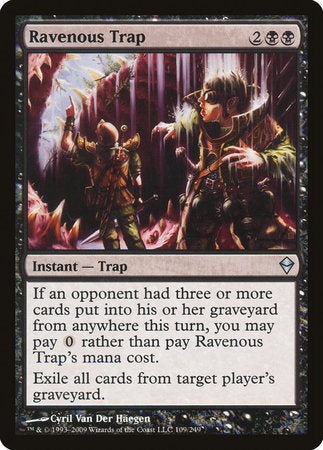 Ravenous Trap [Zendikar] | Cards and Coasters CA