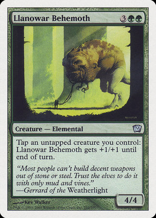 Llanowar Behemoth [Ninth Edition] | Cards and Coasters CA