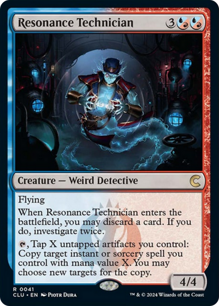 Resonance Technician [Ravnica: Clue Edition] | Cards and Coasters CA