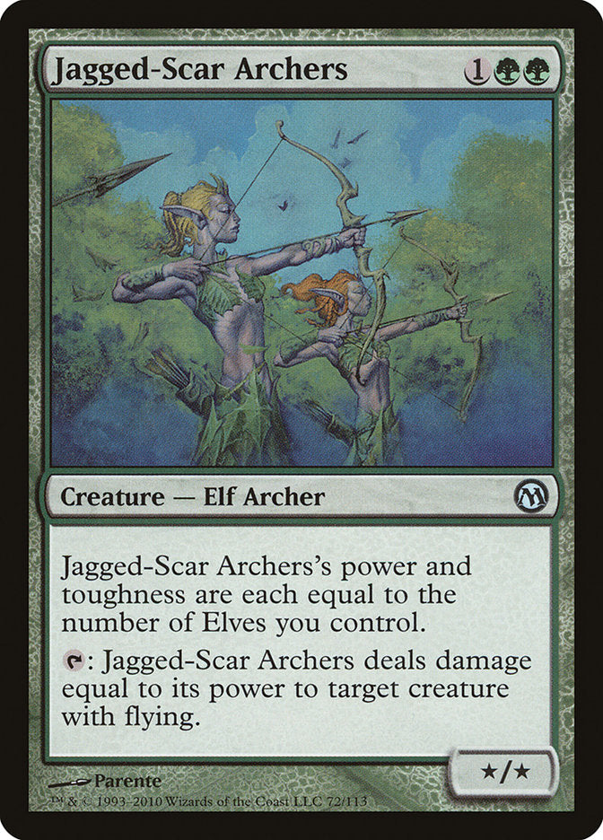 Jagged-Scar Archers [Duels of the Planeswalkers] | Cards and Coasters CA
