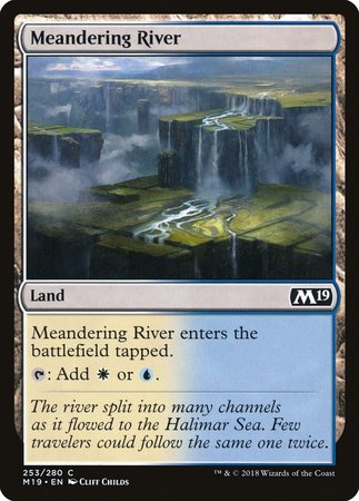 Meandering River [Core Set 2019] | Cards and Coasters CA