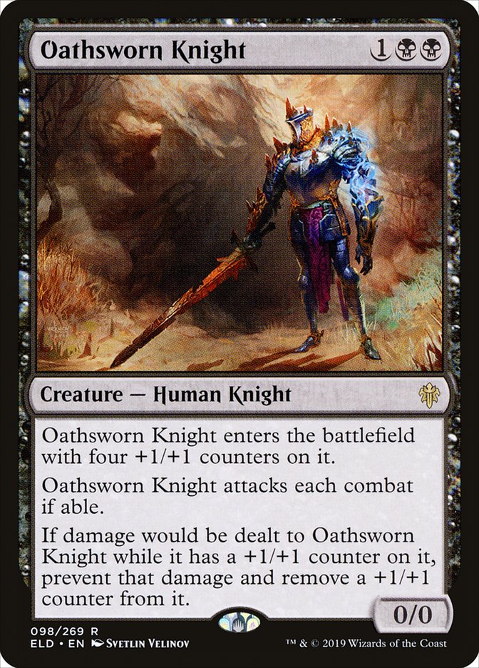 Oathsworn Knight [Throne of Eldraine] | Cards and Coasters CA