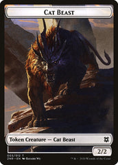 Cat Beast Token [Zendikar Rising] | Cards and Coasters CA