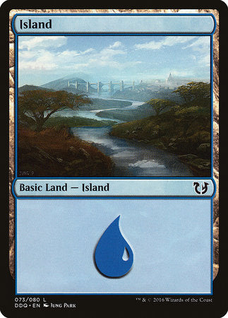 Island (73) [Duel Decks: Blessed vs. Cursed] | Cards and Coasters CA