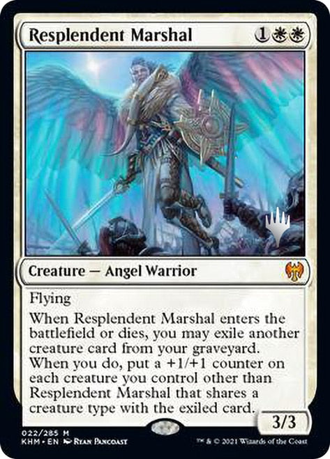 Resplendent Marshal [Kaldheim Promo Pack] | Cards and Coasters CA