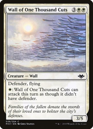 Wall of One Thousand Cuts [Modern Horizons] | Cards and Coasters CA