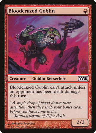 Bloodcrazed Goblin [Magic 2011] | Cards and Coasters CA