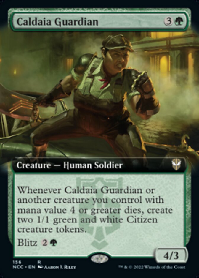 Caldaia Guardian (Extended Art) [Streets of New Capenna Commander] | Cards and Coasters CA