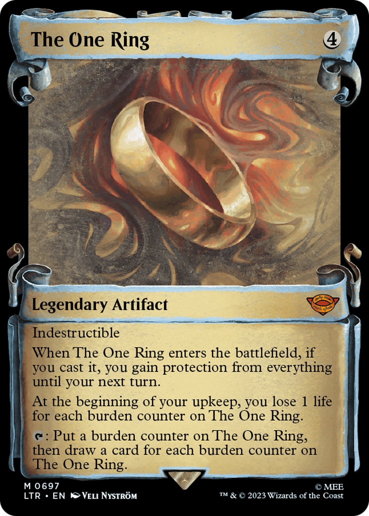 The One Ring [The Lord of the Rings: Tales of Middle-Earth Showcase Scrolls] | Cards and Coasters CA