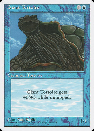 Giant Tortoise [Fourth Edition] | Cards and Coasters CA